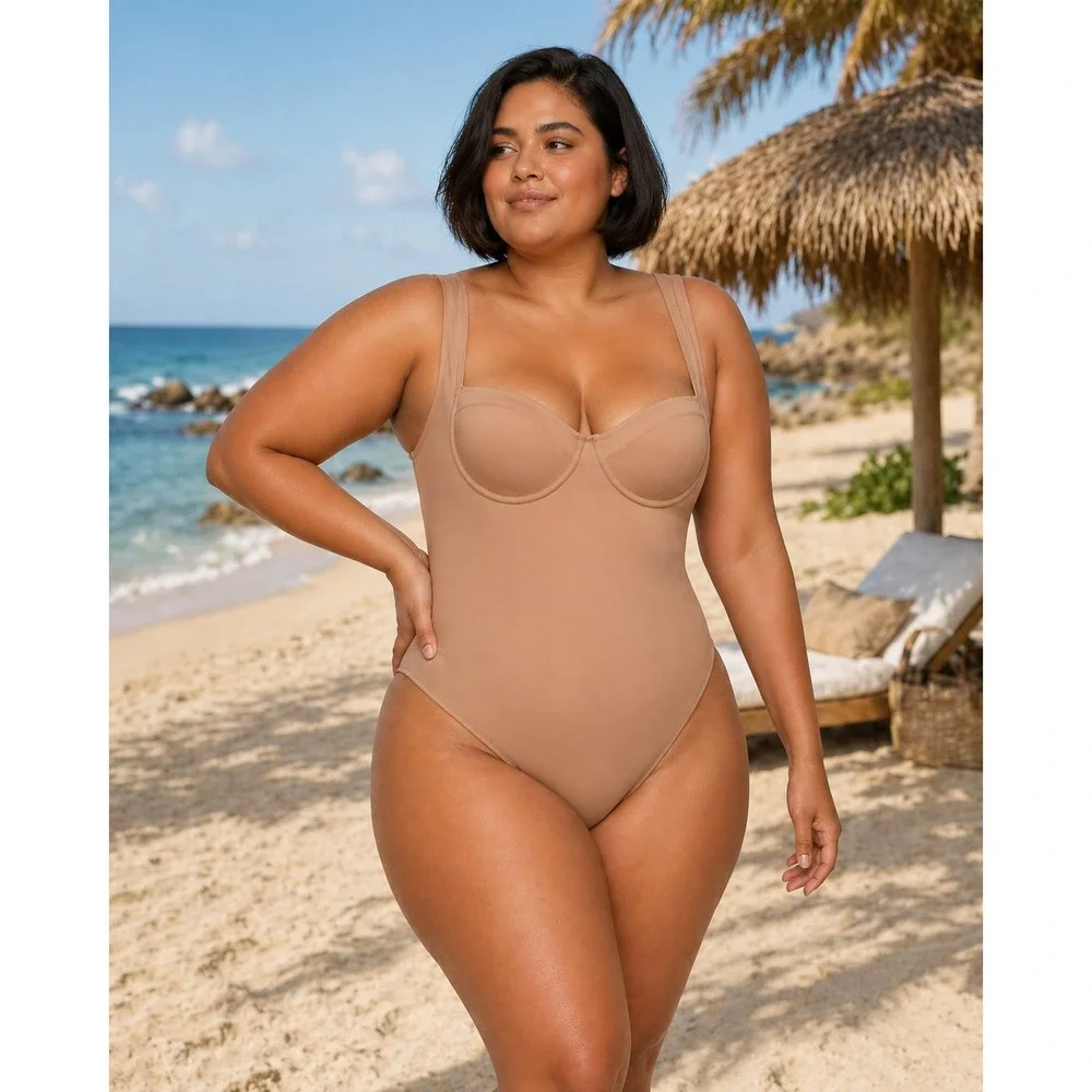 SKIMS Shaping Swim Underwire‎ One Piece Sienna Womens 4X